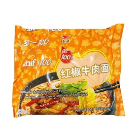 统一 红椒牛肉面 108g